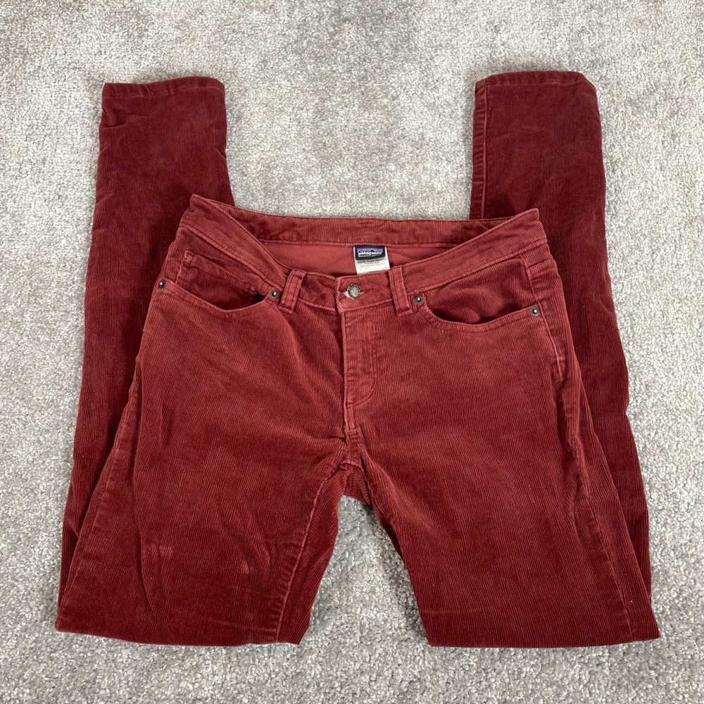 Patagonia Corduroy Pants Womens 29 Fitted Slim Fit (Sz Tag 26) Organic Cotton